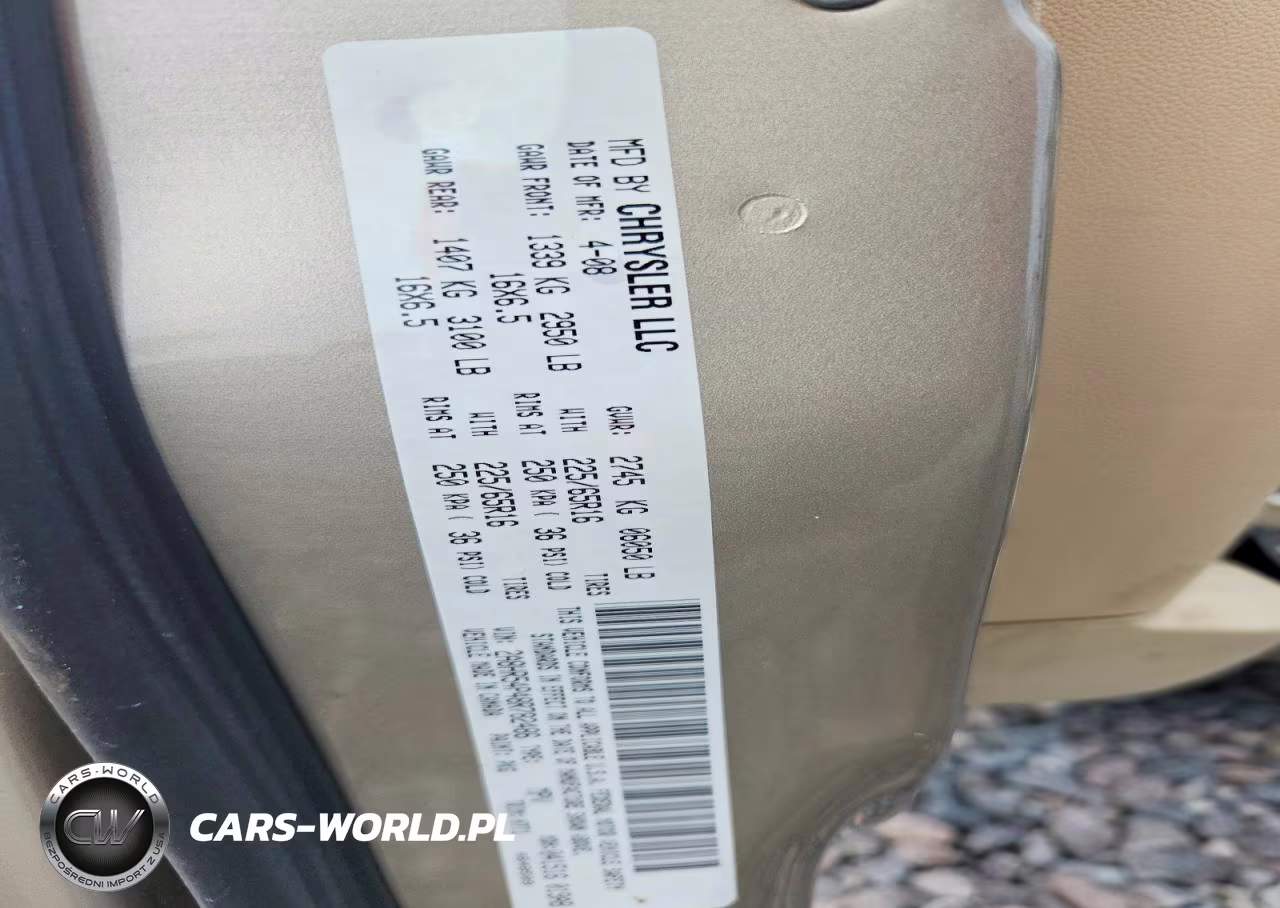 2008 Chrysler Town & Country Touring VIN:2A8HR54P48R782486 - 13