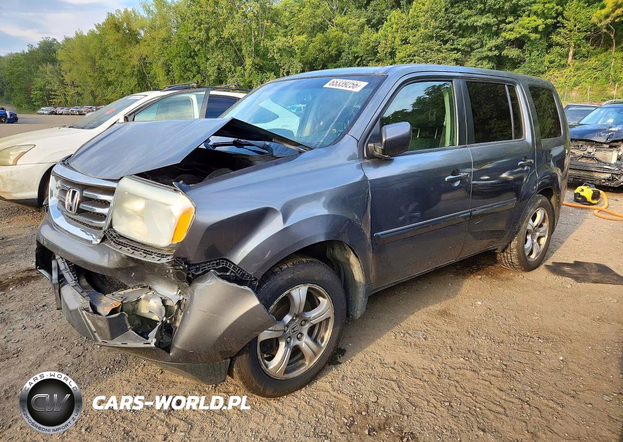 2012 Honda Pilot Exl VIN:5FNYF4H52CB035766 - 1