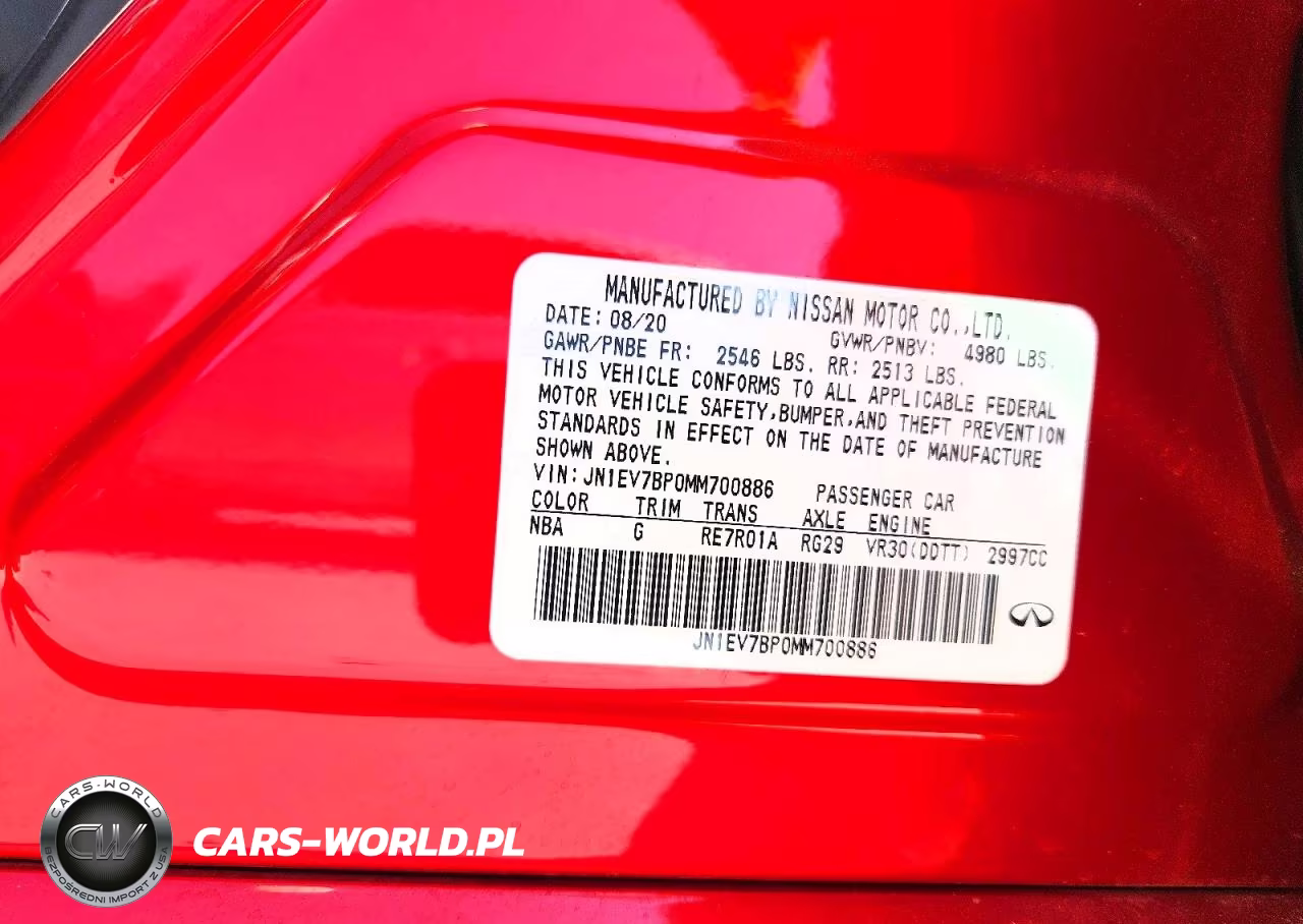 2021 Infiniti Q50 Luxe VIN:JN1EV7BP0MM700886 - 12
