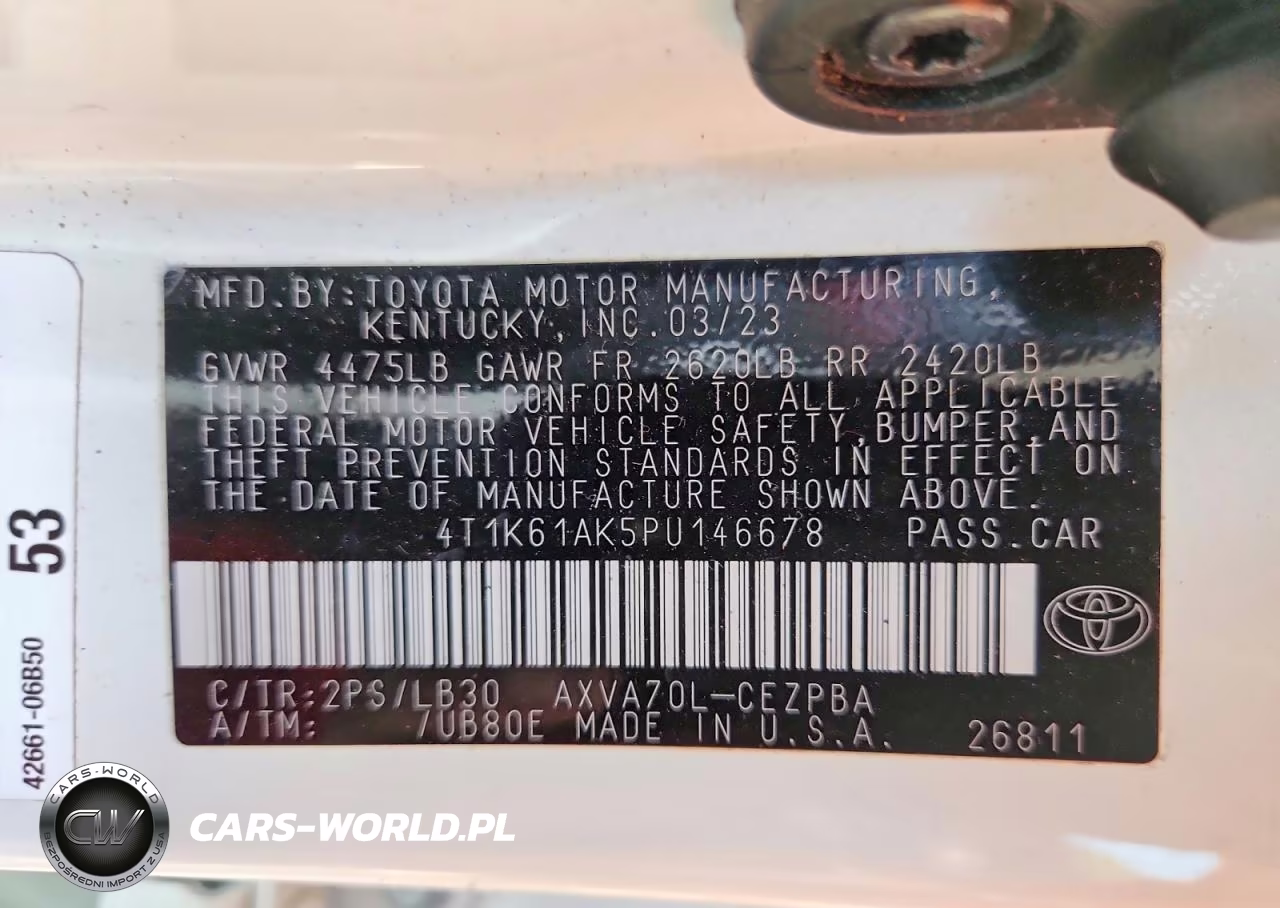 2023 Toyota Camry Xse VIN:4T1K61AK5PU146678 - 12