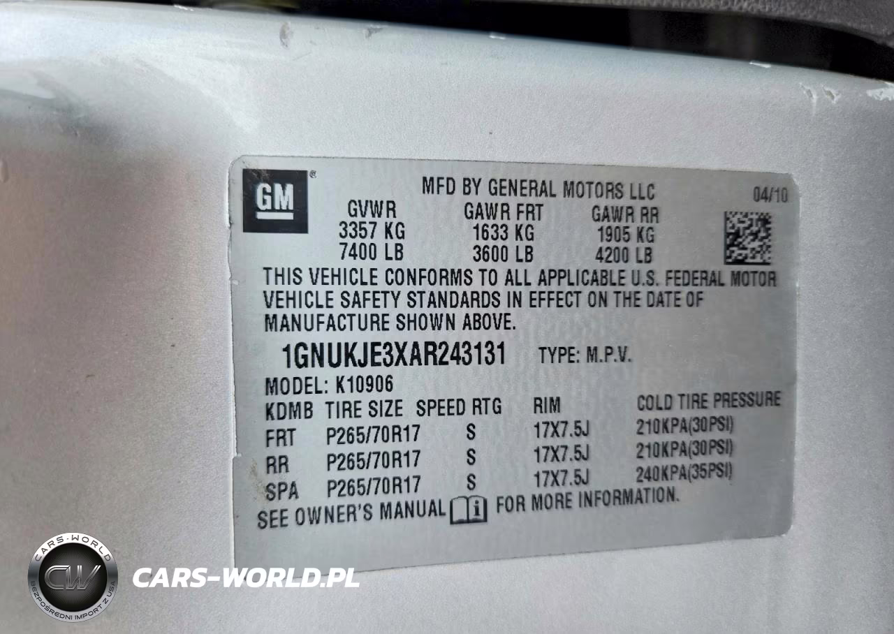2010 Chevrolet Suburban K1500 Lt VIN:1GNUKJE3XAR243131 - 13