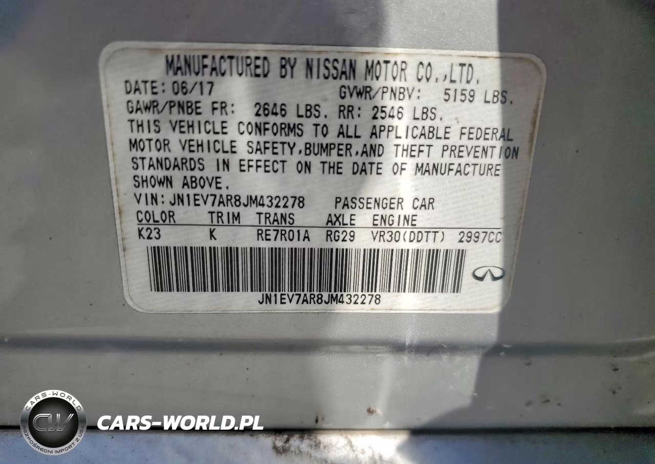 2018 Infiniti Q50 3.0T Luxe VIN:JN1EV7AR8JM432278 - 12