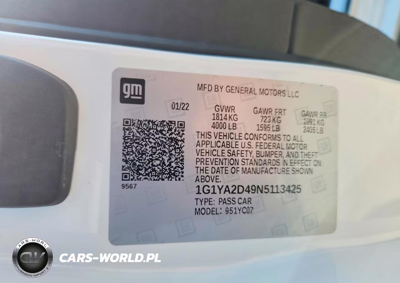2022 Chevrolet Corvette Stingray 1Lt VIN:1G1YA2D49N5113425 - 13