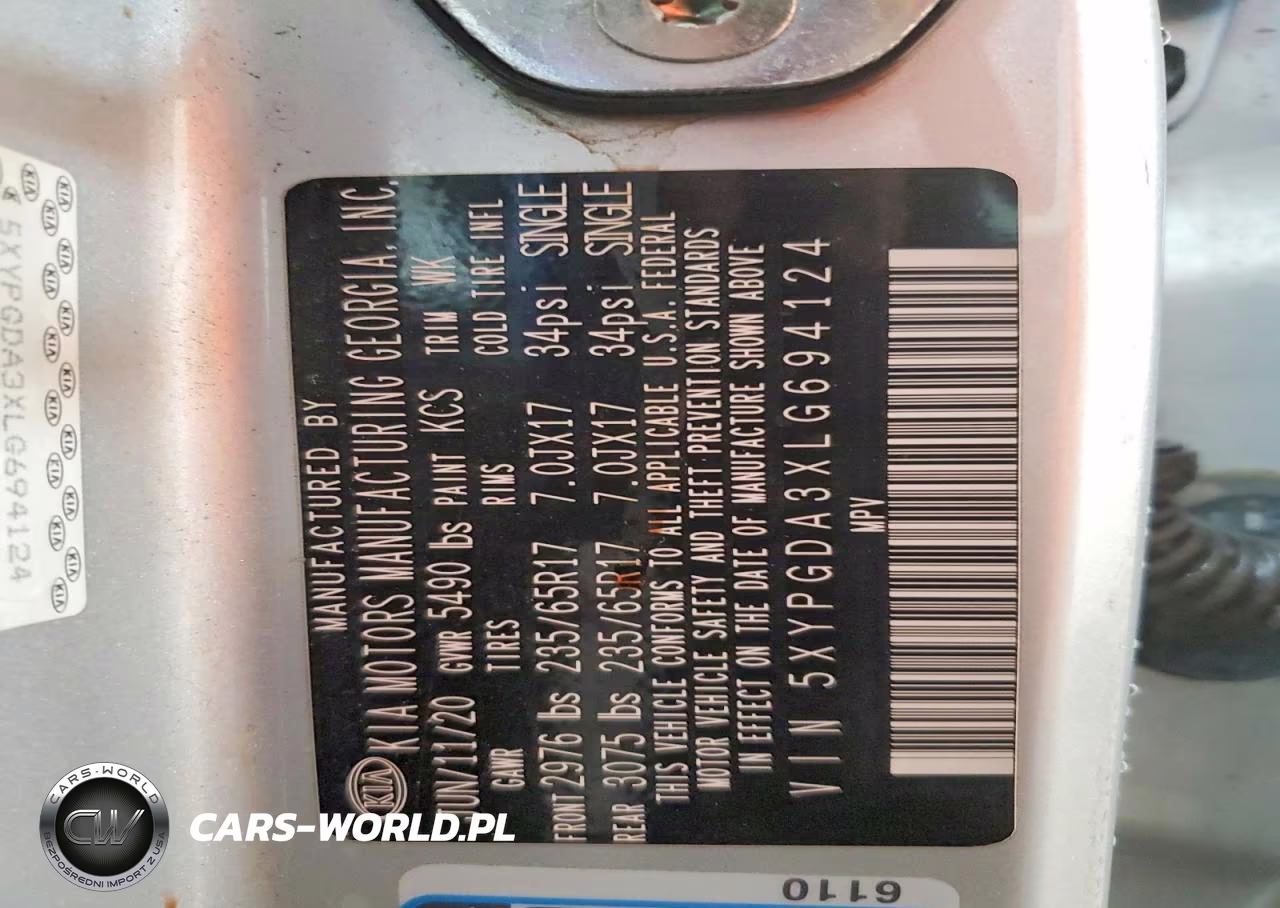 2020 Kia Sorento Lx VIN:5XYPGDA3XLG694124 - 14