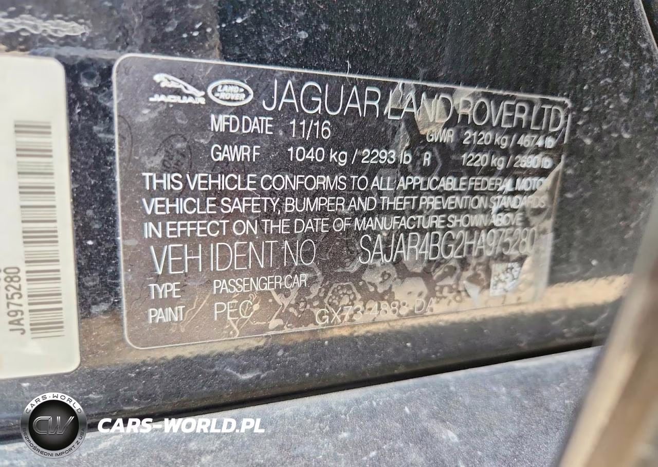 2017 Jaguar Xe VIN:SAJAR4BG2HA975280 - 12