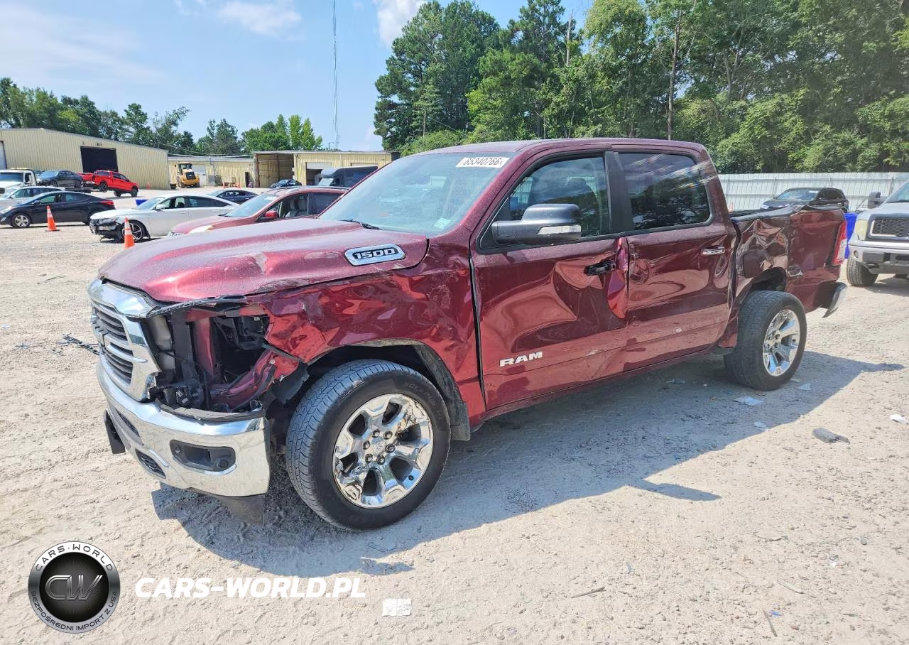 2019 Ram 1500 Big Horn-Lone Star VIN:1C6RRFFG2KN866753 - 1