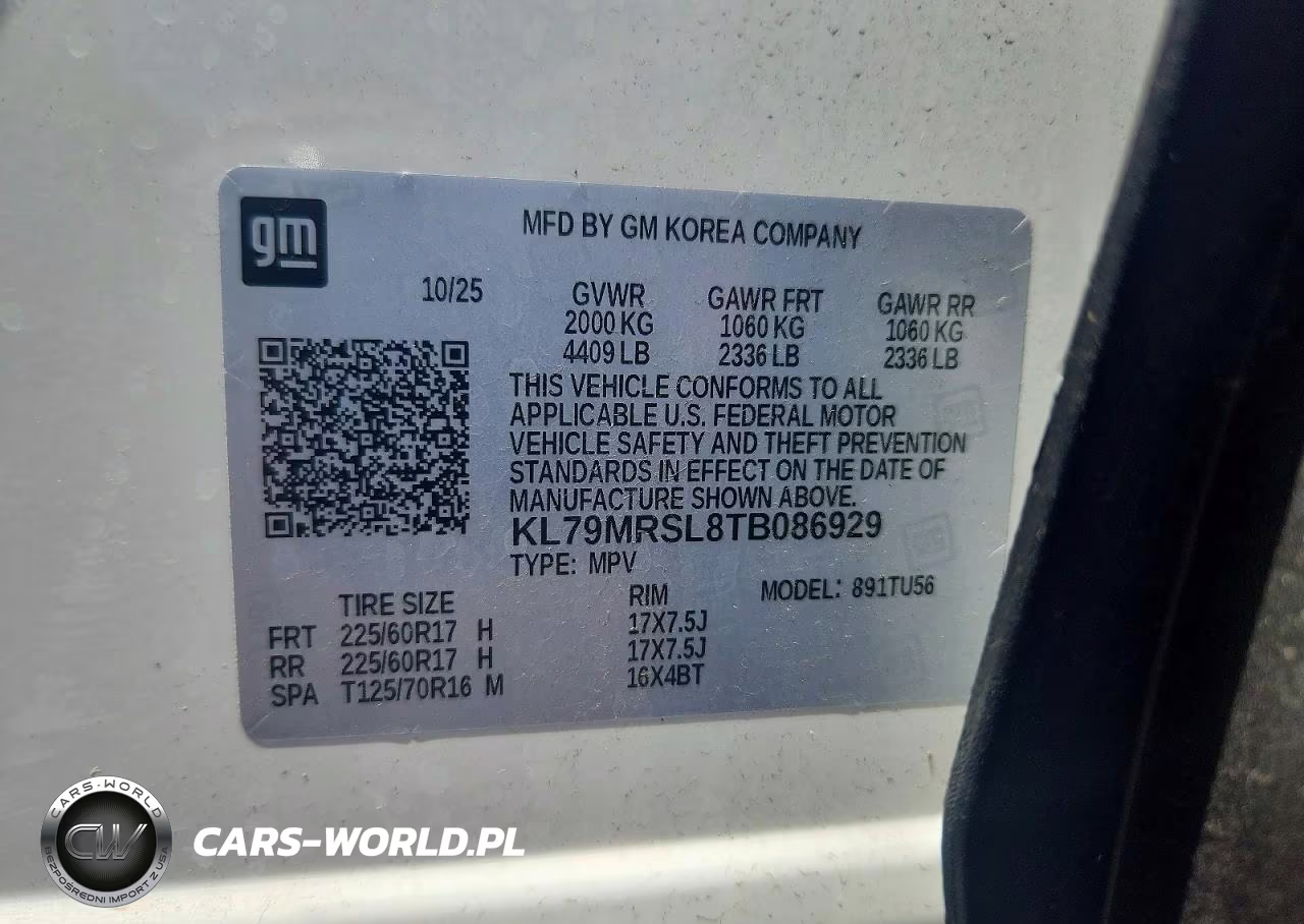 2026 Chevrolet Trailblazer Lt VIN:KL79MRSL8TB086929 - 13