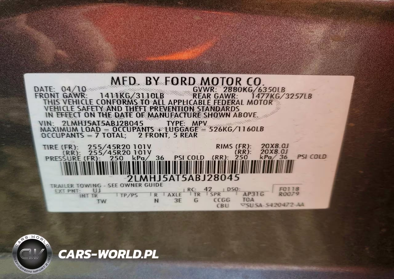 2010 Lincoln Mkt VIN:2LMHJ5AT5ABJ28045 - 13