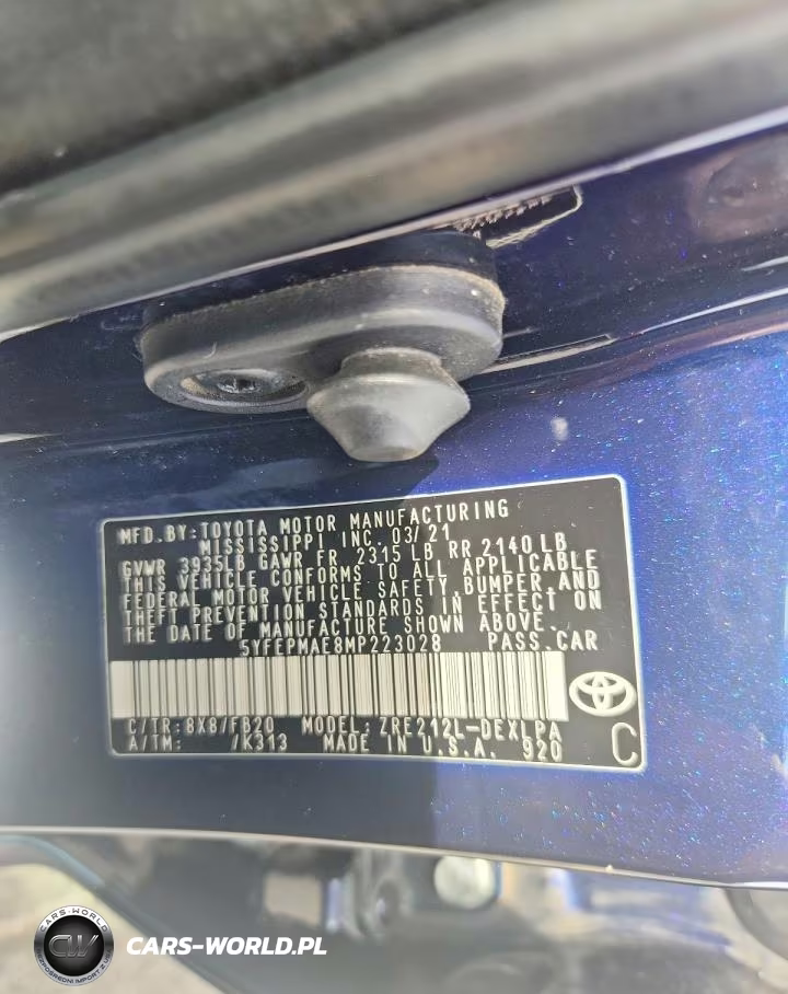 2021 Toyota Corolla Le VIN:5YFEPMAE8MP223028 - 12
