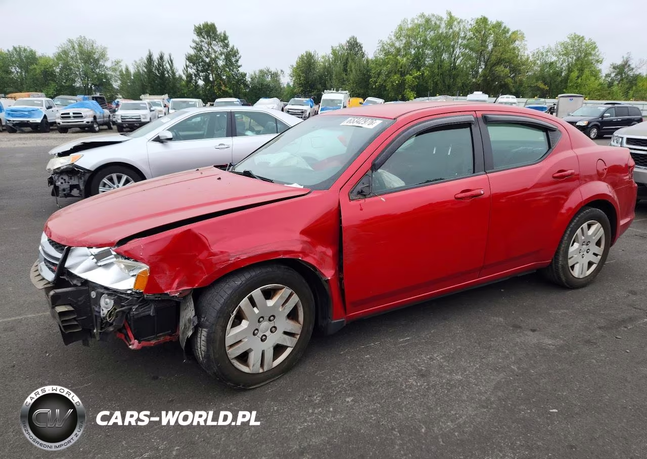 2014 Dodge Avenger Se VIN:1C3CDZAB4EN105077 - 1