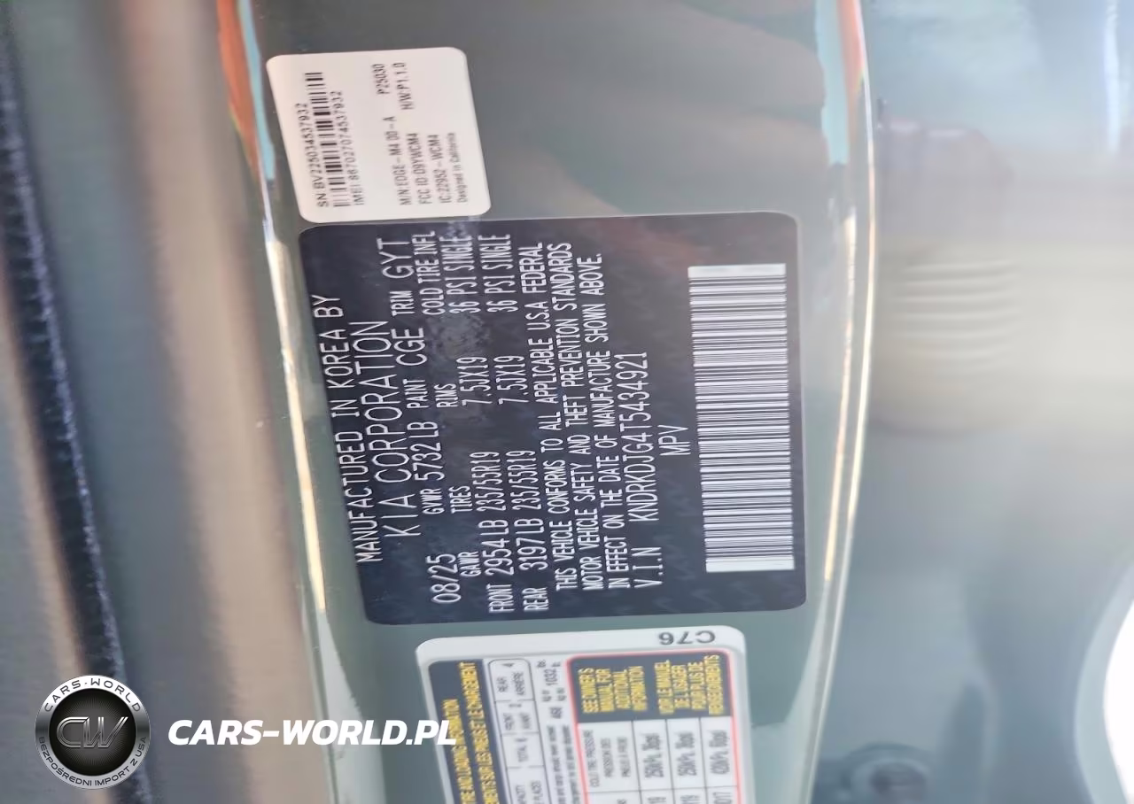2026 Kia Sorento Sxp VIN:KNDRKDJG4T5434921 - 12