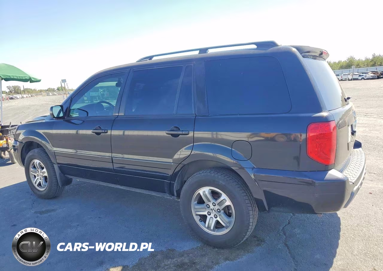 2005 Honda Pilot Exl VIN:2HKYF18705H535350 - 2