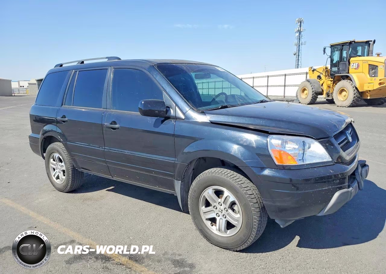 2005 Honda Pilot Exl VIN:2HKYF18705H535350 - 4
