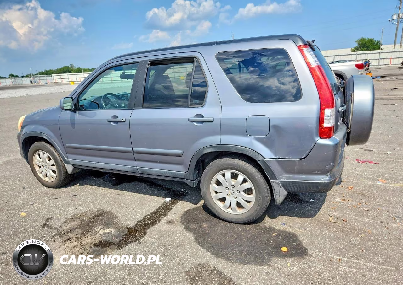 2006 Honda Cr-V Se VIN:SHSRD78946U440281 - 2