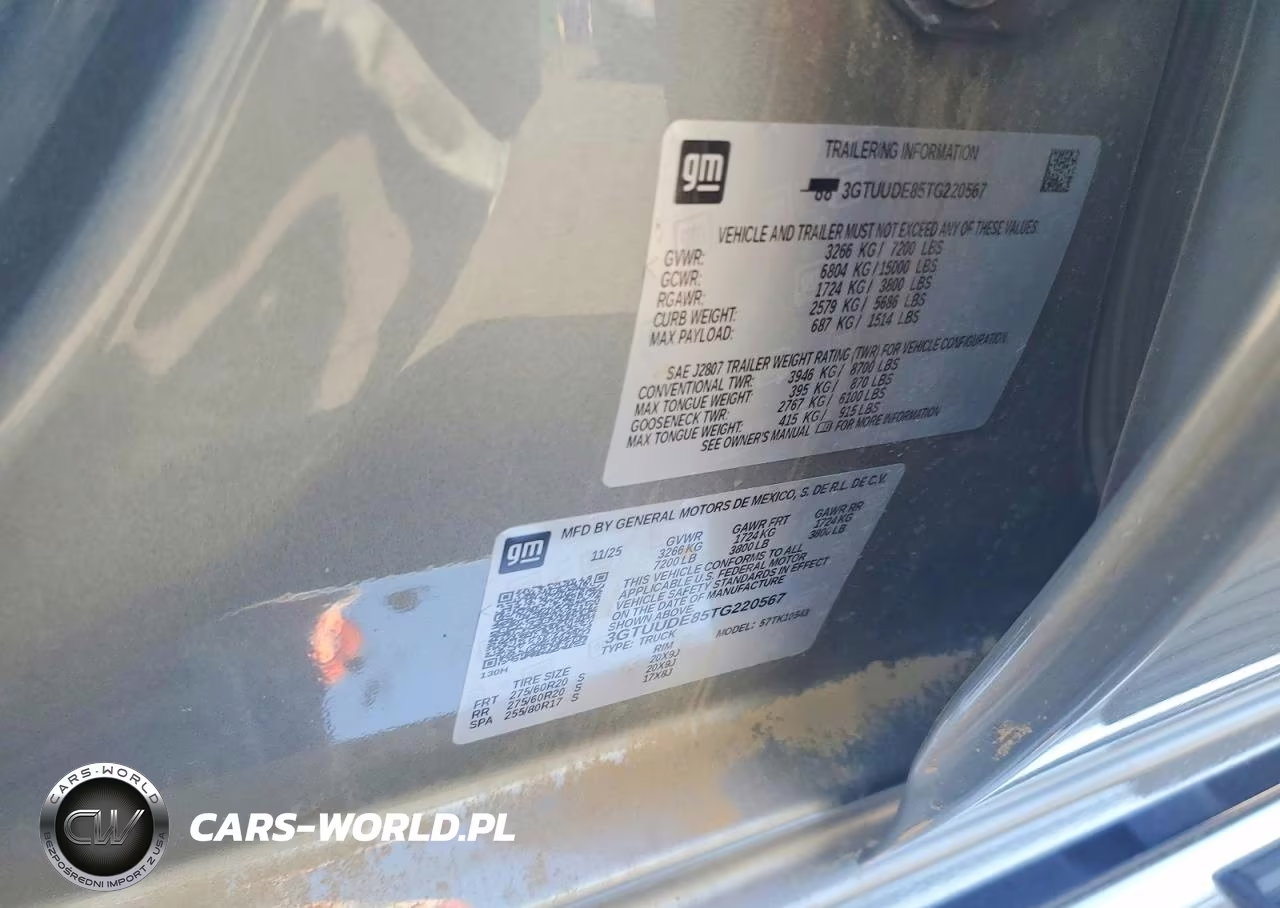 2026 GMC Sierra K1500 Slt VIN:3GTUUDE85TG220567 - 12