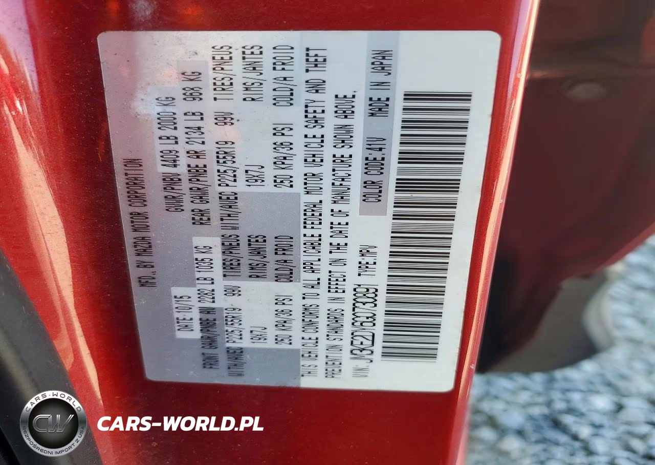 2016 Mazda Cx-5 Gt VIN:JM3KE2DY6G0730891 - 13