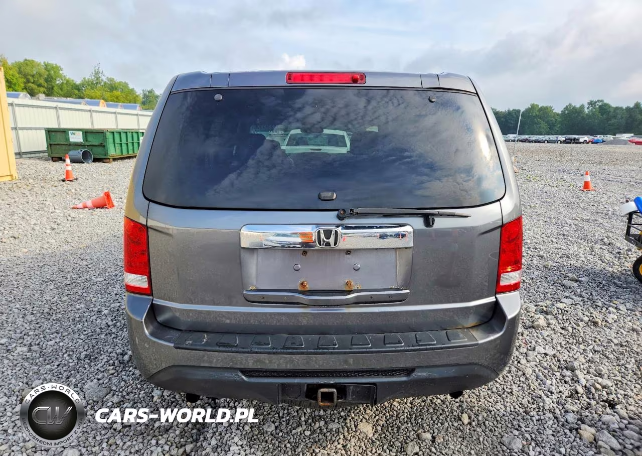 2012 Honda Pilot Lx VIN:5FNYF4H26CB022508 - 6