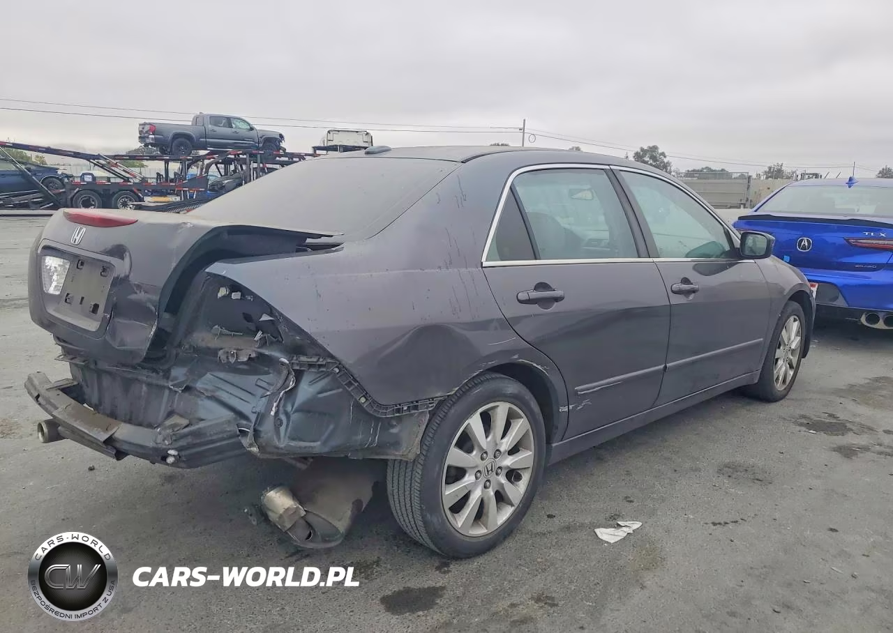 2007 Honda Accord Ex VIN:1HGCM66587A017027 - 3