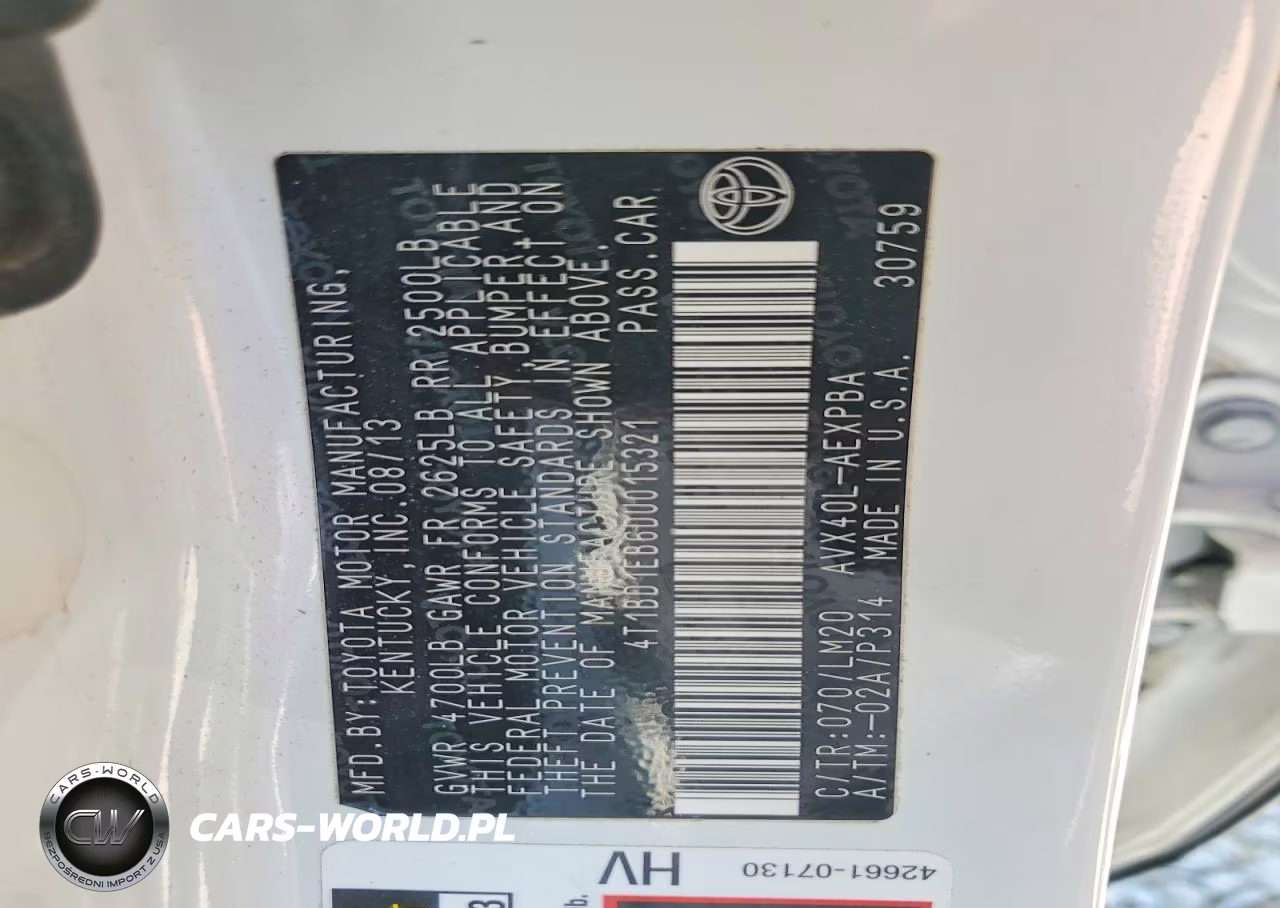 2013 Toyota Avalon Hybrid Limited VIN:4T1BD1EB6DU015321 - 12