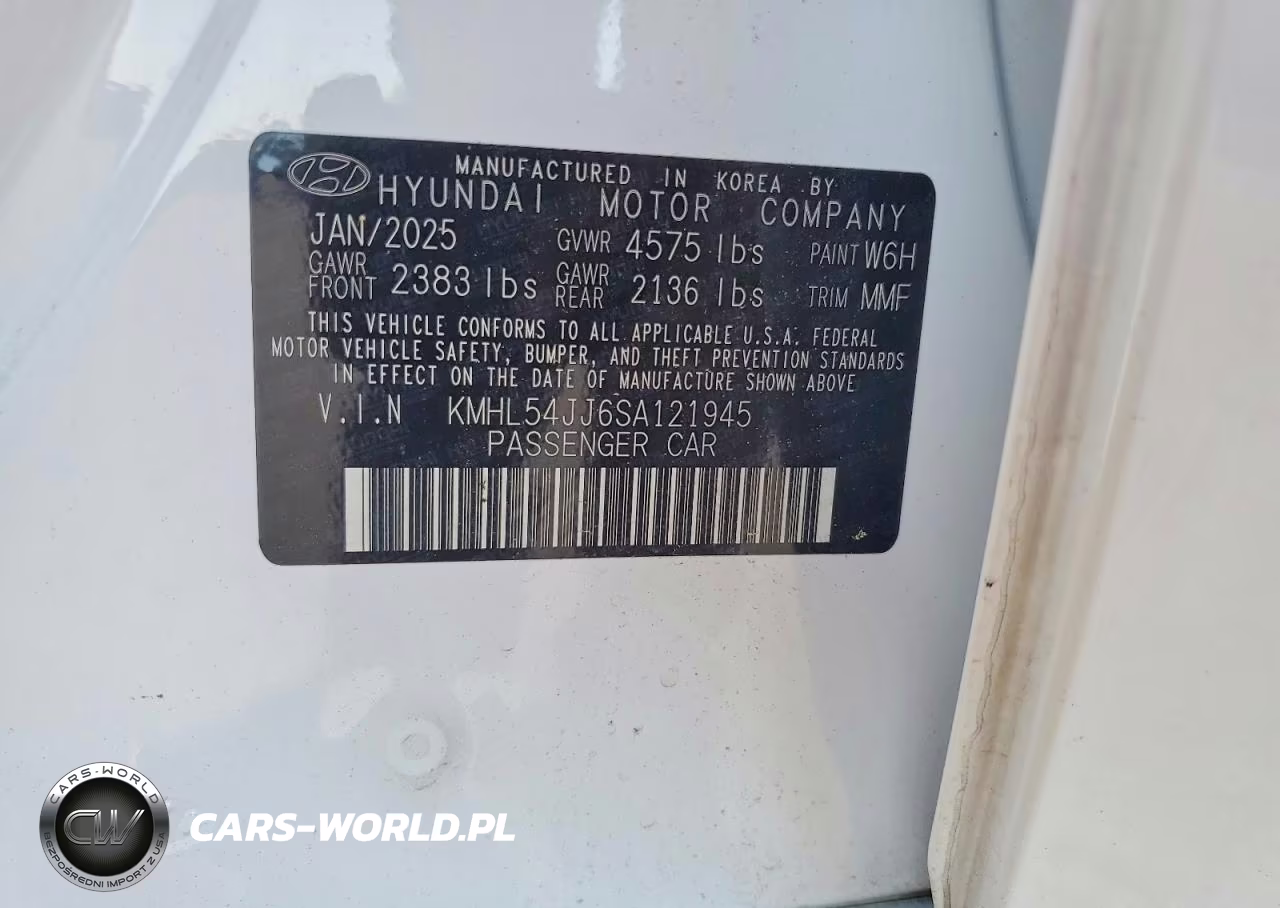 2025 Hyundai Sonata Hybrid Limited VIN:KMHL54JJ6SA121945 - 12