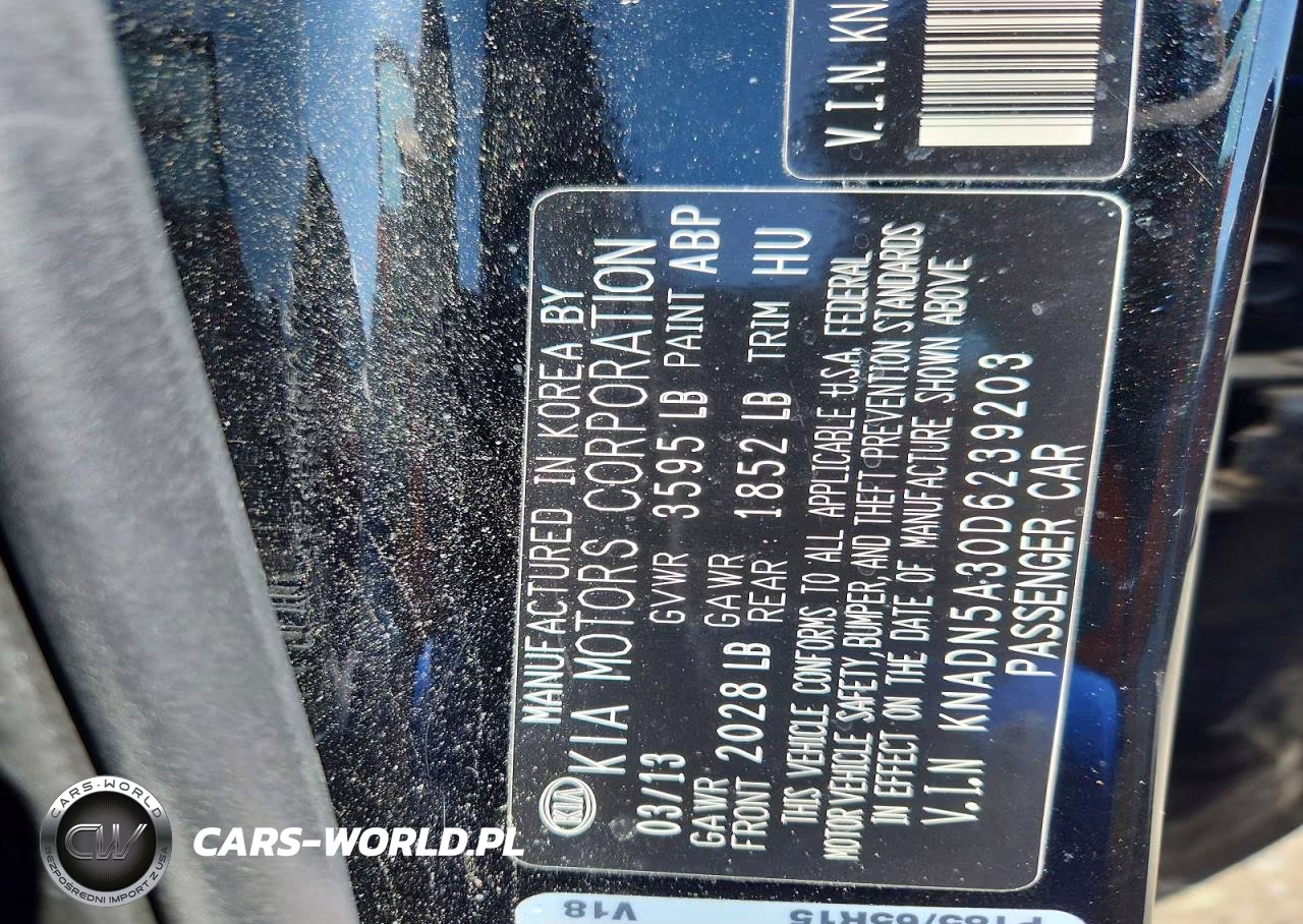 2013 Kia Rio 5-Door Ex VIN:KNADN5A30D6239203 - 12