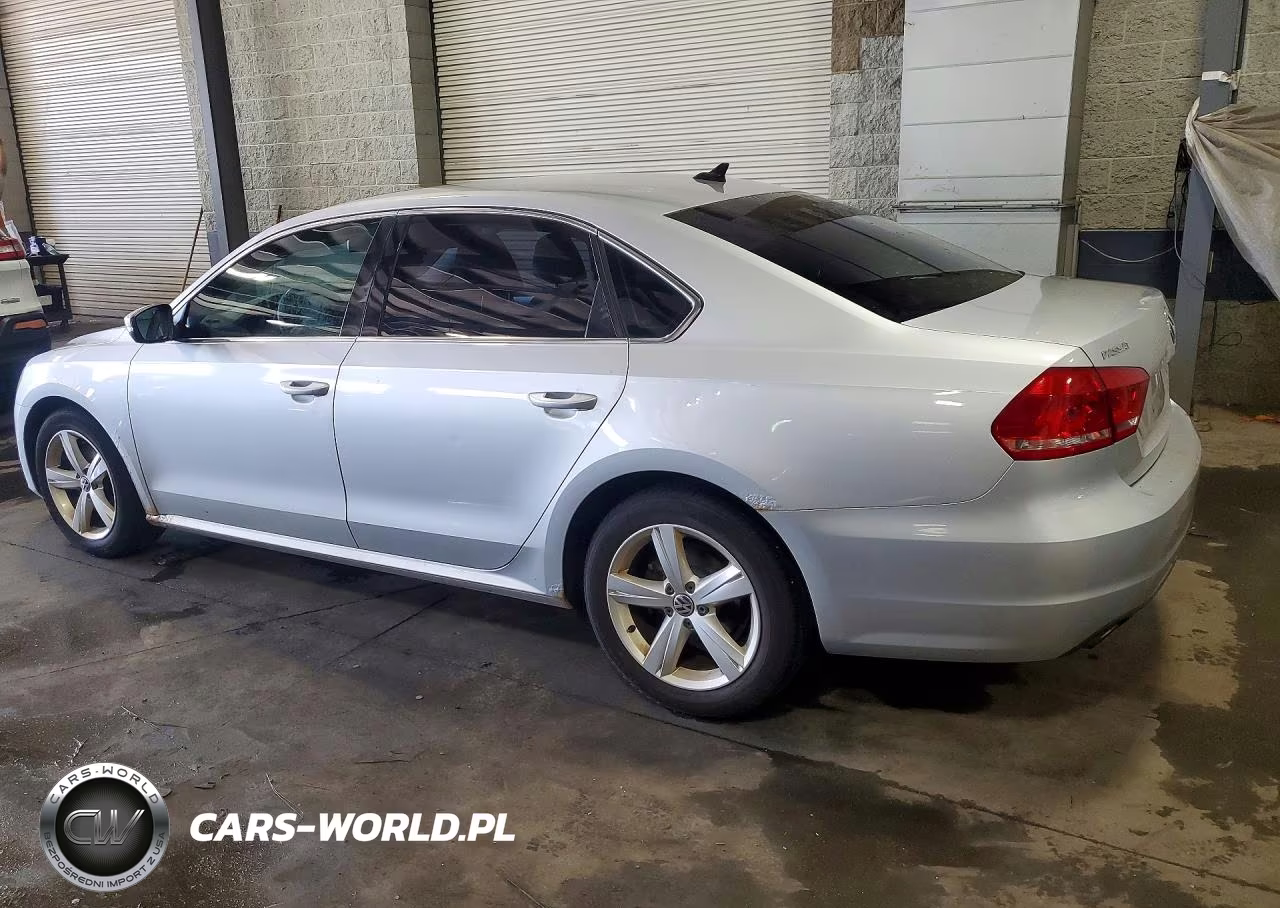 2013 Volkswagen Passat Se VIN:1VWBP7A37DC009835 - 2