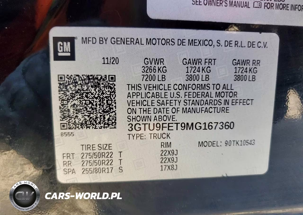 2021 GMC Sierra K1500 Denali VIN:3GTU9FET9MG167360 - 13