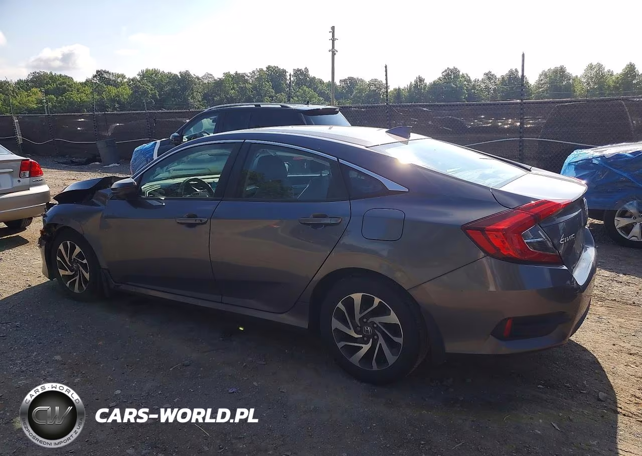 2018 Honda Civic Ex VIN:2HGFC2F75JH566817 - 2