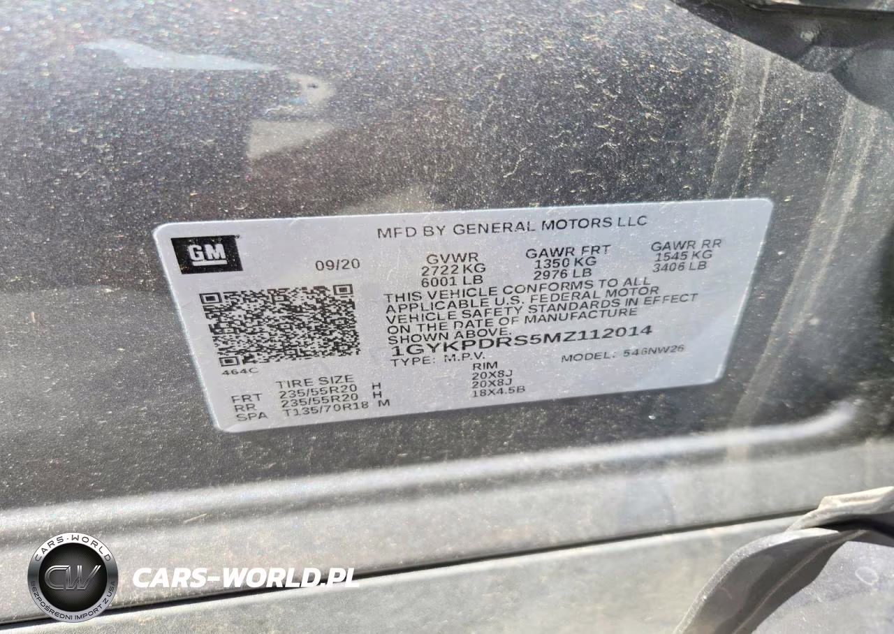 2021 Cadillac Xt6 Premium Luxury VIN:1GYKPDRS5MZ112014 - 14