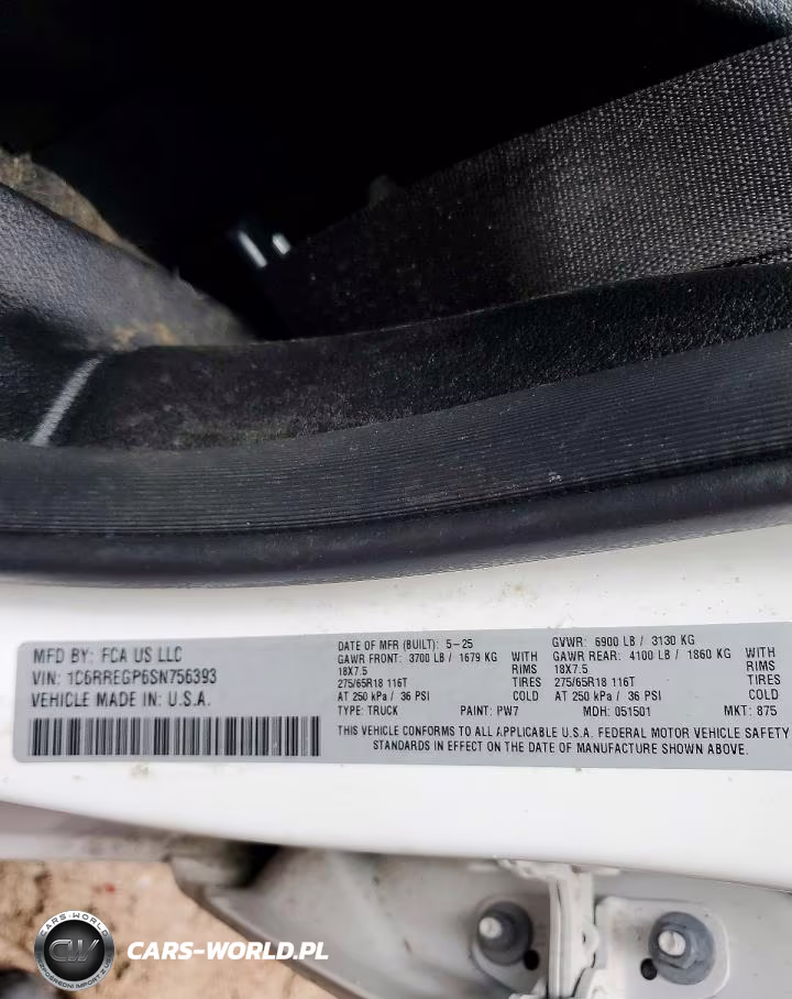 2025 Ram 1500 Tradesman VIN:1C6RREGP6SN756393 - 12