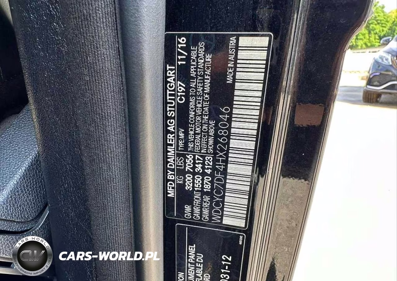 2017 Mercedes-Benz G 63 Amg VIN:WDCYC7DF4HX268046 - 10