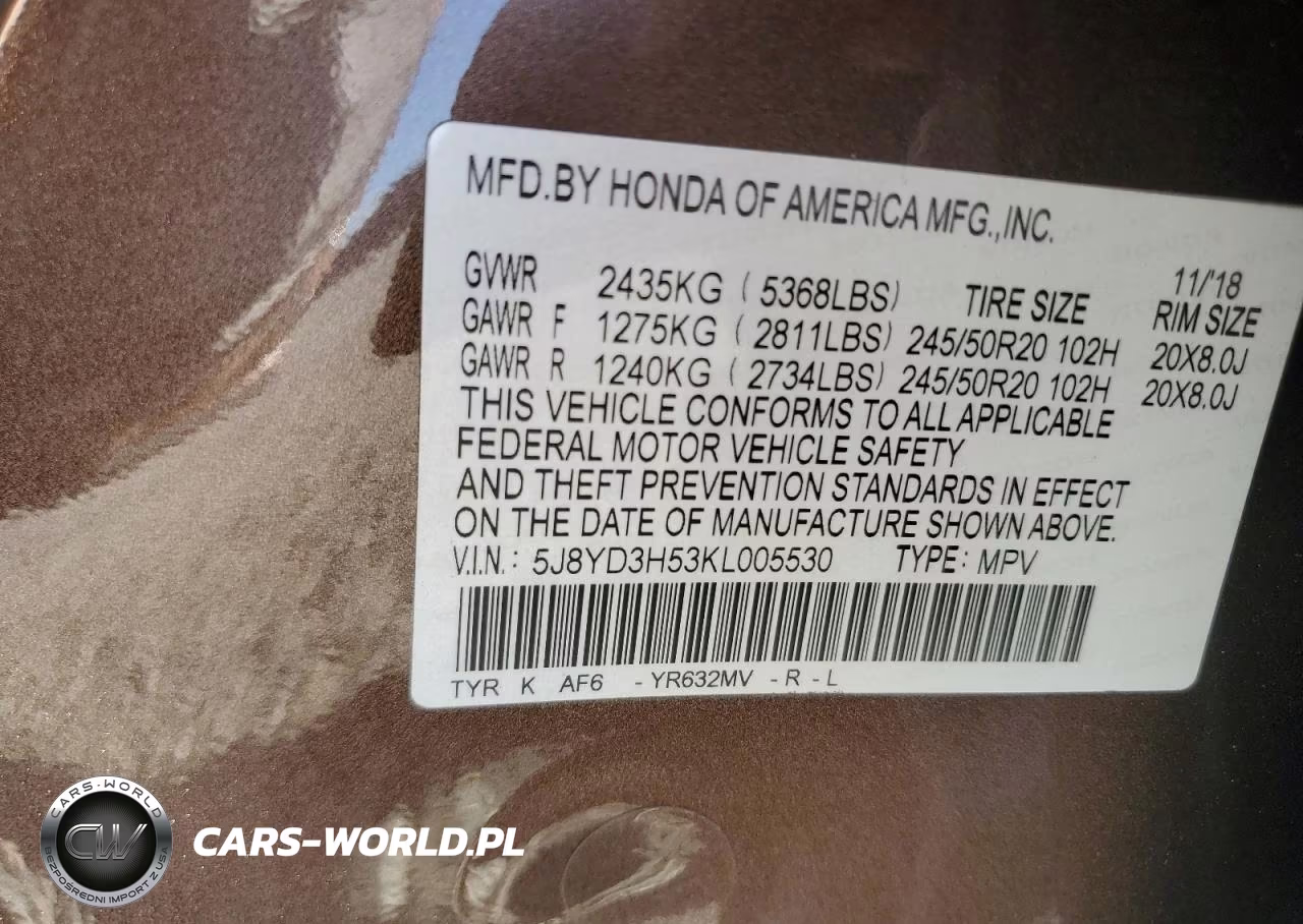 2019 Acura Mdx Technology VIN:5J8YD3H53KL005530 - 13