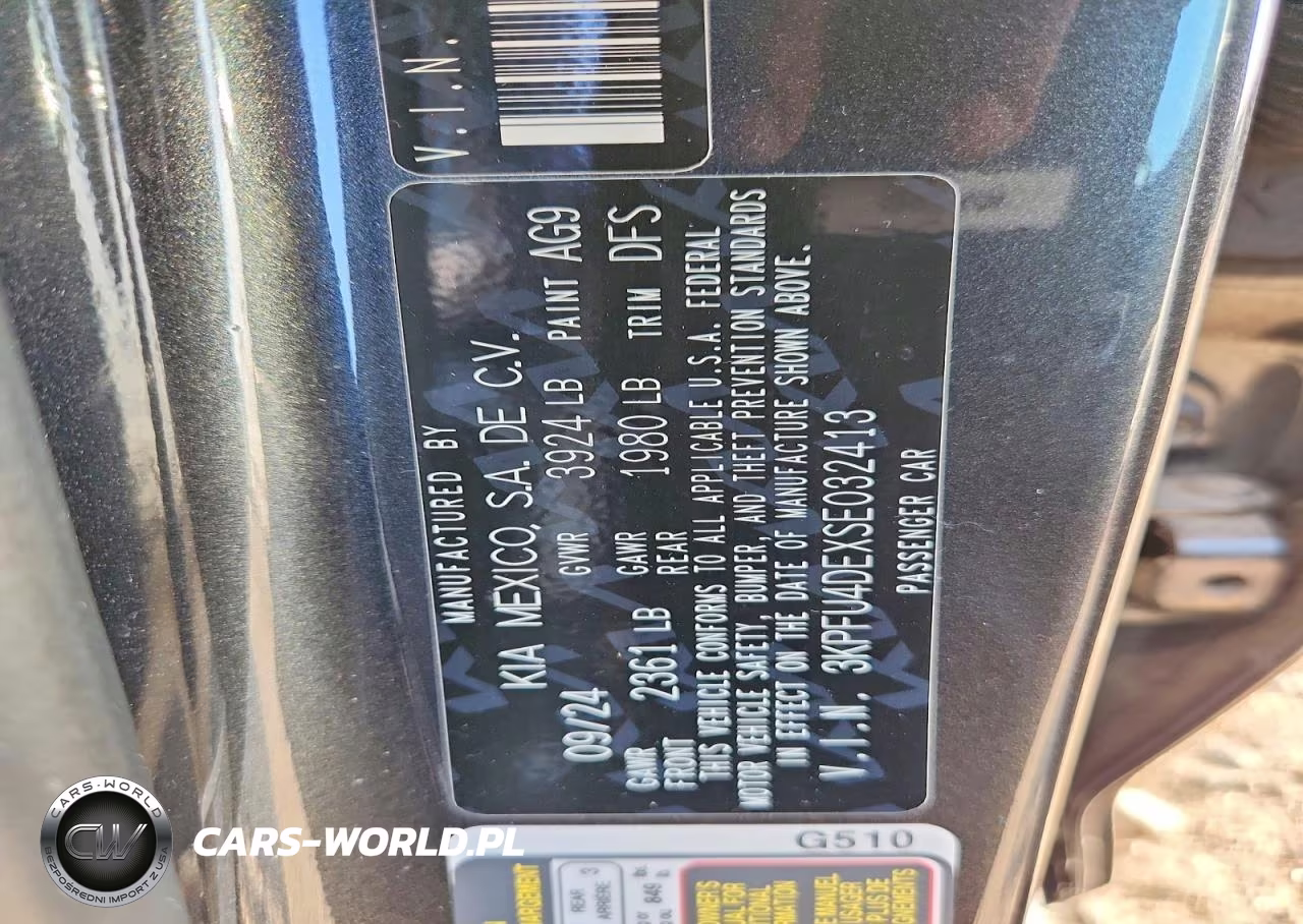 2025 Kia K4 Ex VIN:3KPFU4DEXSE032413 - 12