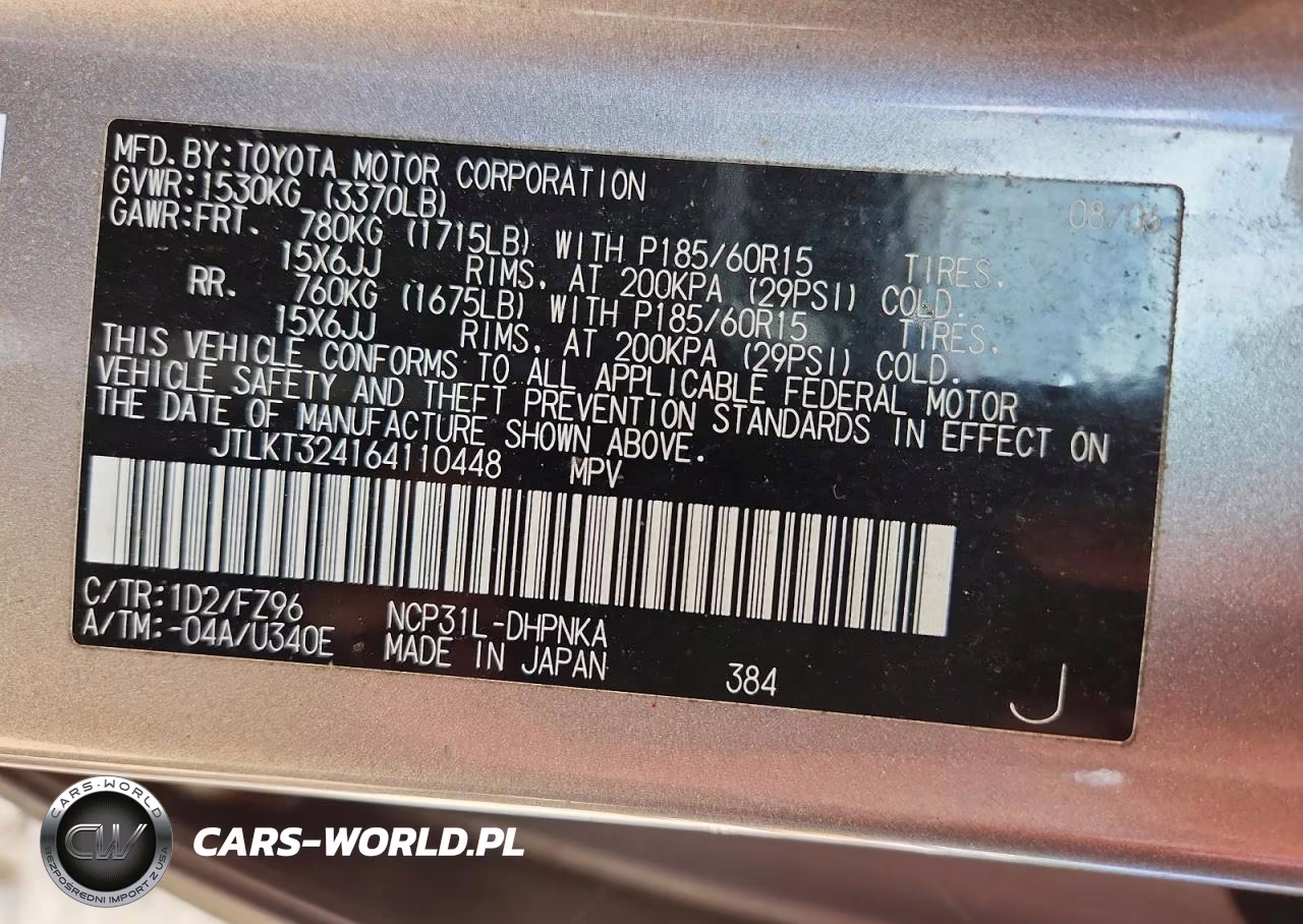 2006 Scion Xb Base VIN:JTLKT324164110448 - 13