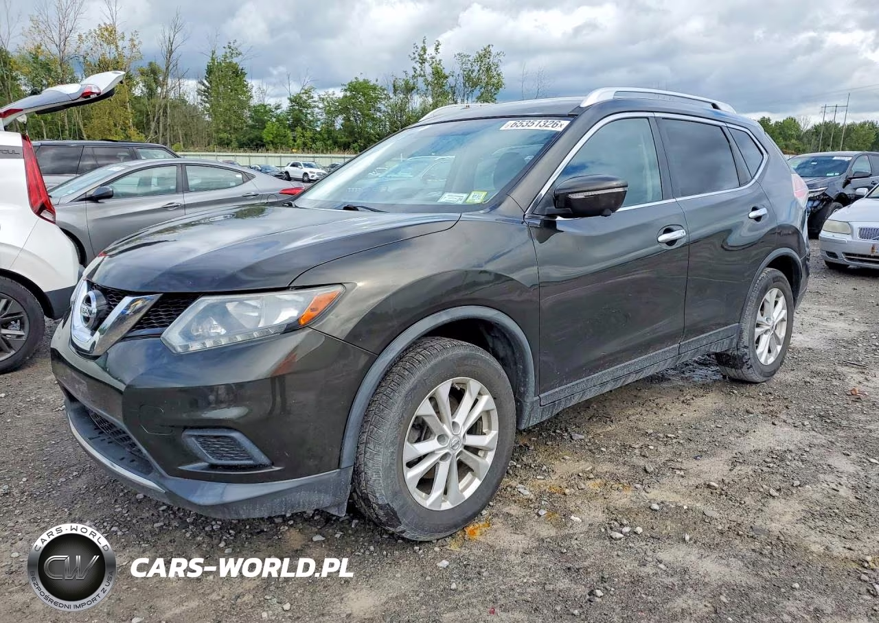 2015 Nissan Rogue Sv VIN:KNMAT2MV6FP505179 - 1