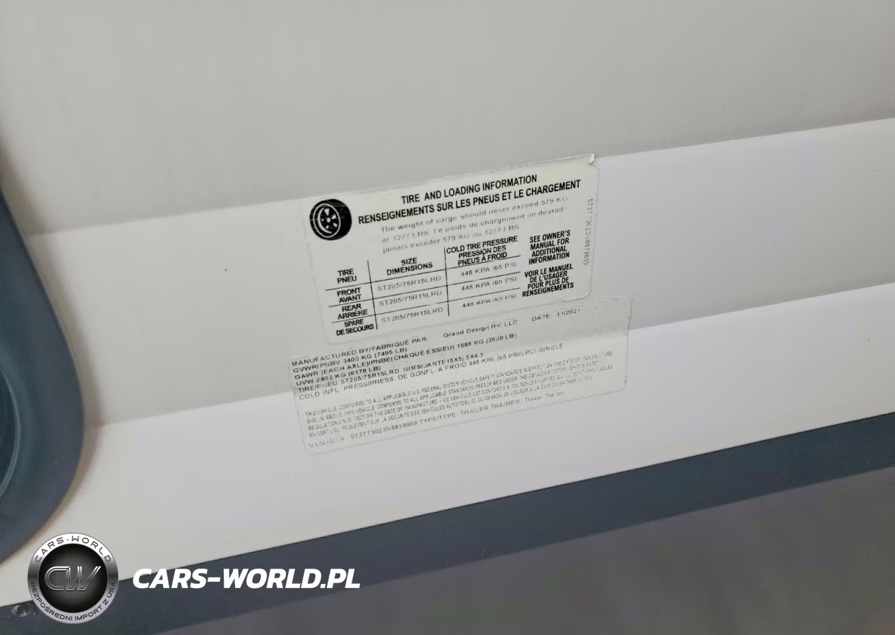 2022 Grand Design Transcend Camper VIN:573TT3023N8819609 - 7