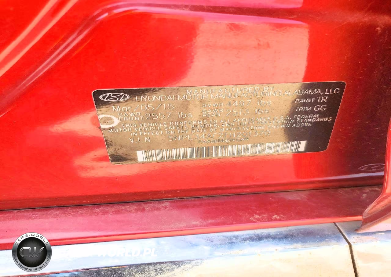 2015 Hyundai Sonata Sport VIN:5NPE34AF2FH201370 - 12