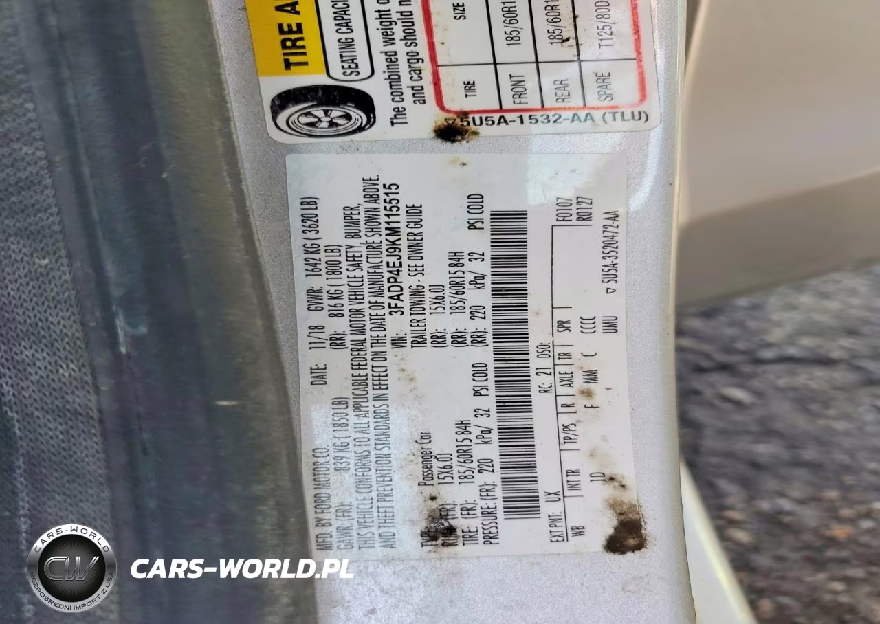 2019 Ford Fiesta Se VIN:3FADP4EJ9KM115515 - 12