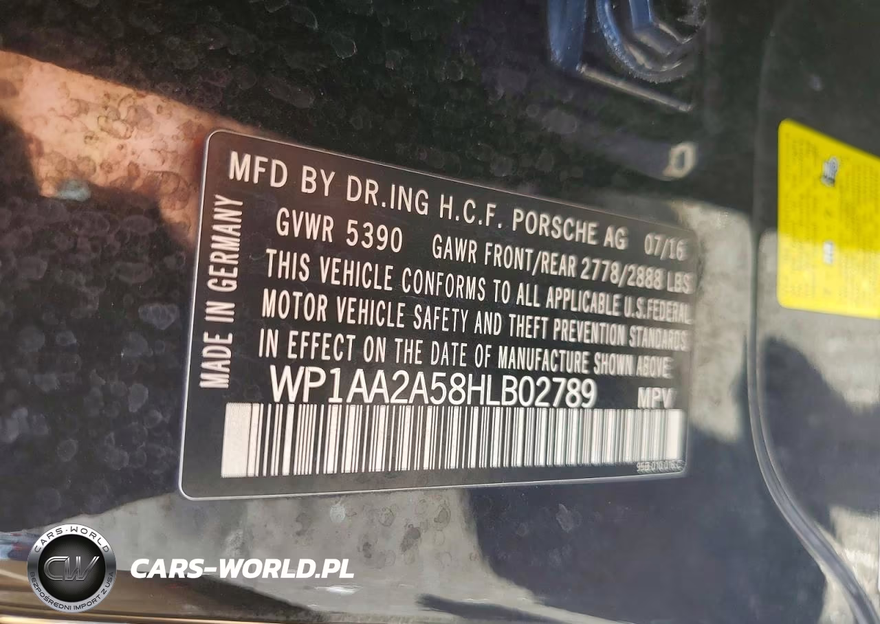 2017 Porsche Macan VIN:WP1AA2A58HLB02789 - 12