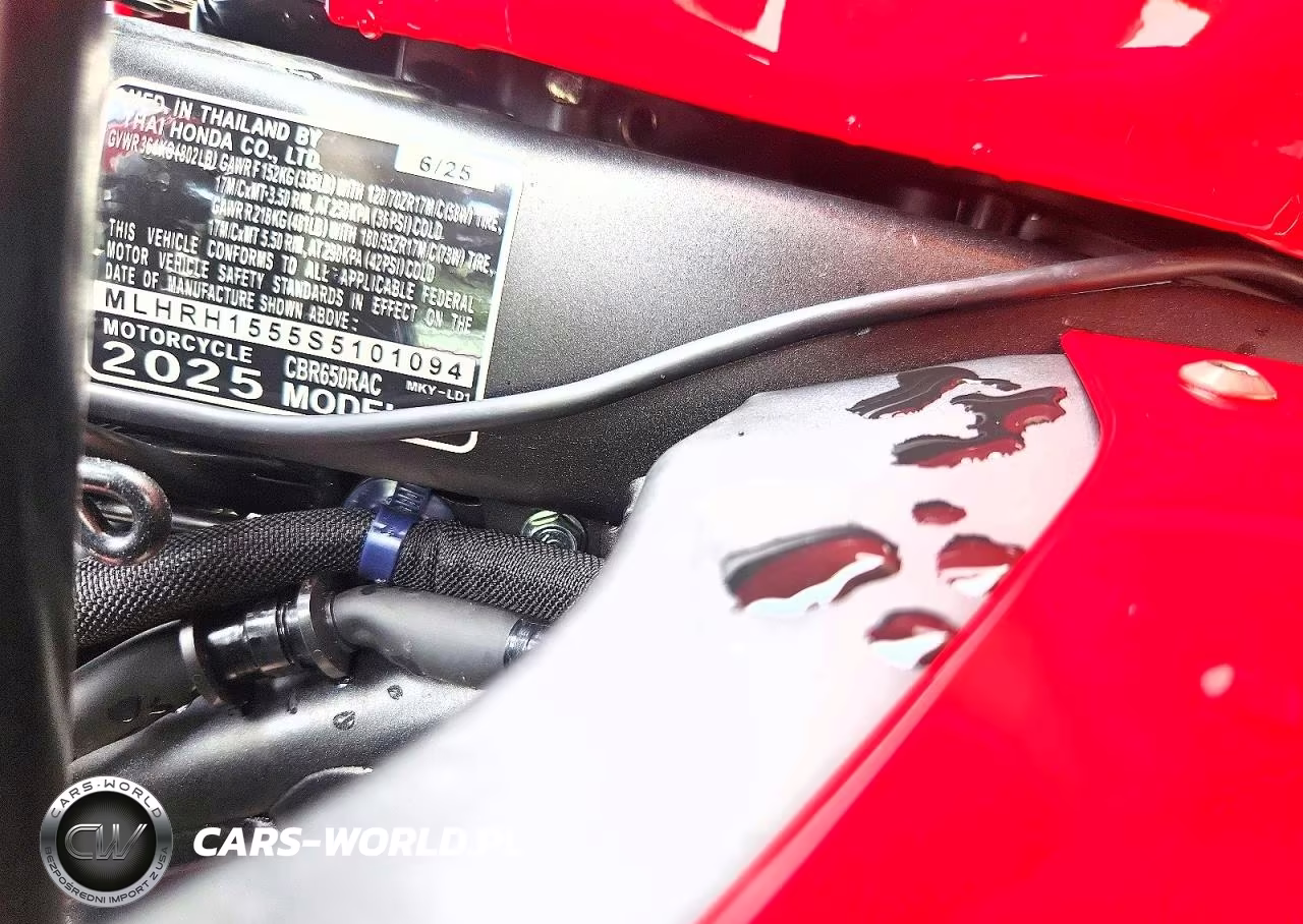 2025 Honda Cbr650 R VIN:MLHRH1555S5101094 - 9