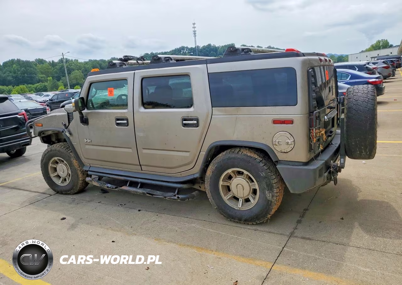 2003 Hummer H2 VIN:5GRGN23U63H125521 - 2