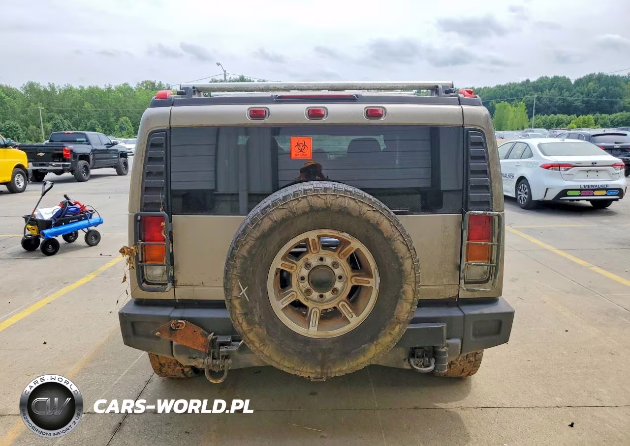 2003 Hummer H2 VIN:5GRGN23U63H125521 - 6