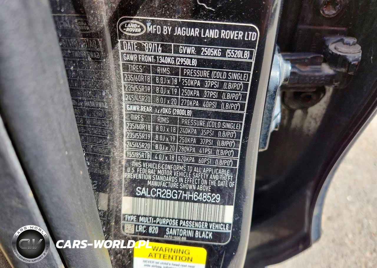 2017 Land Rover Discovery Sport Hse VIN:SALCR2BG7HH648529 - 13