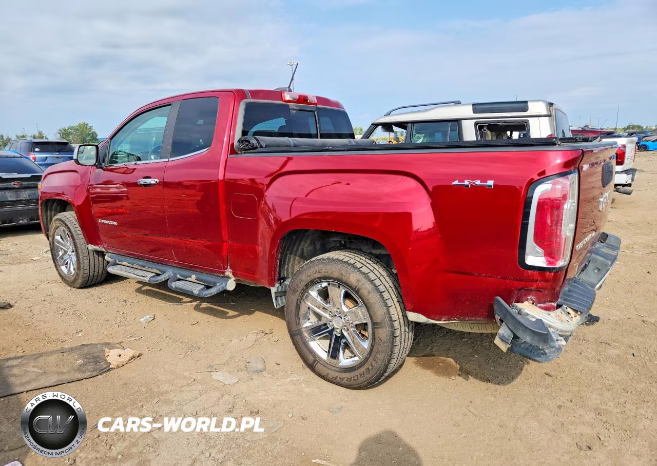 2017 GMC Canyon Slt VIN:1GTH6DEN2H1168645 - 2