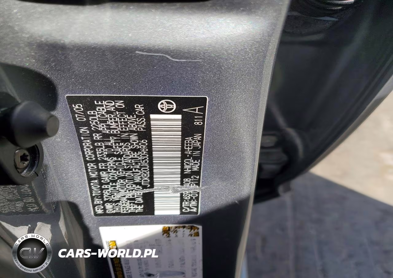 2005 Toyota Prius Base VIN:JTDKB20UX53096906 - 12