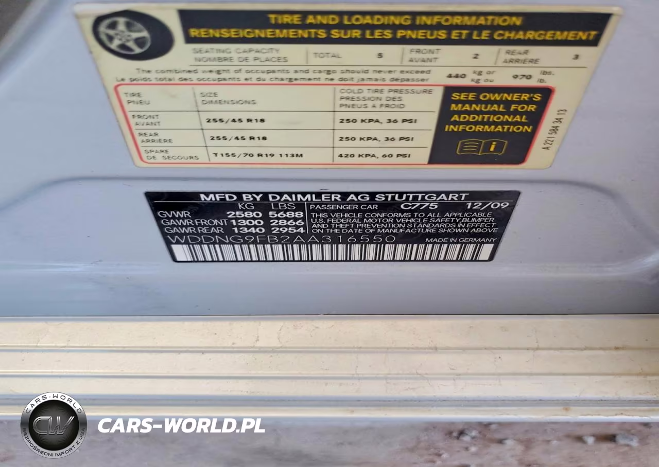 2010 Mercedes-Benz 328 I Auto VIN:WDDNG9FB2AA316550 - 12