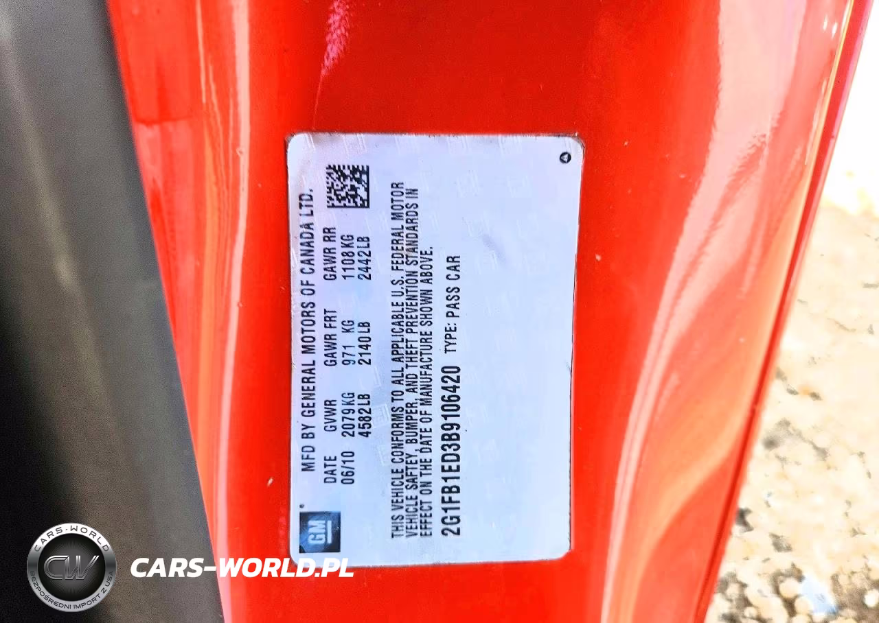 2011 Chevrolet Camaro Lt VIN:2G1FB1ED3B9106420 - 12