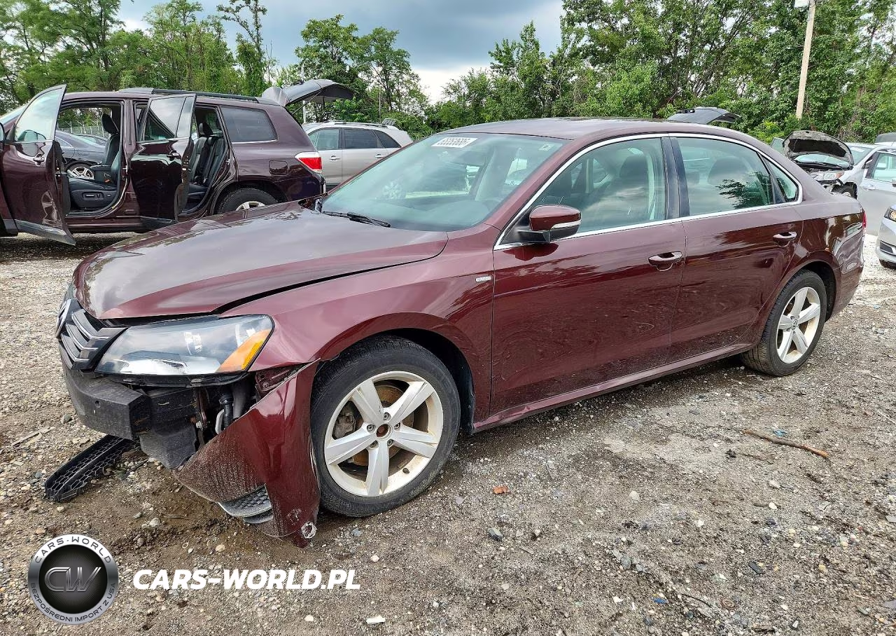 2014 Volkswagen Passat S VIN:1VWAT7A37EC052077 - 1