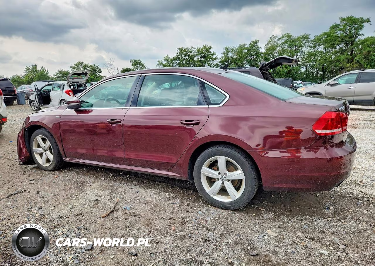 2014 Volkswagen Passat S VIN:1VWAT7A37EC052077 - 2