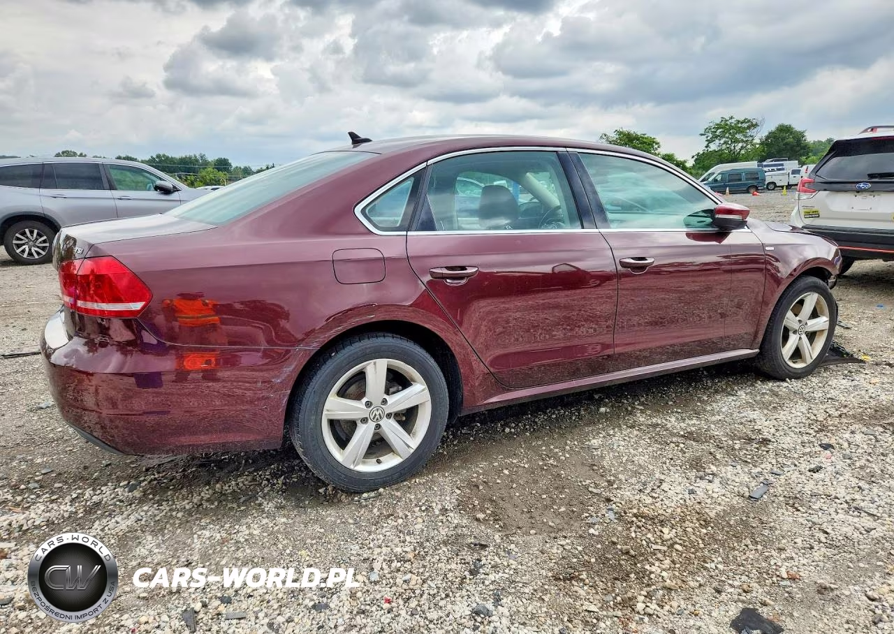 2014 Volkswagen Passat S VIN:1VWAT7A37EC052077 - 3